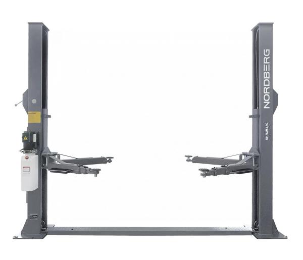 Подъемник 380V 2х стоечный 4,5т NORDBERG N4124AM-4,5G (серый)