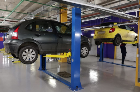 Подъемник двухстоечный Т4