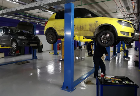 Подъемник двухстоечный Т4