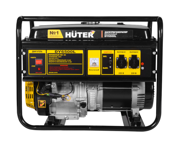 Портативный бензогенератор Huter DY6500L