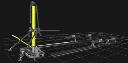 Рихтовочный напольный стапель NS-16MA (AUTOSTAPEL)