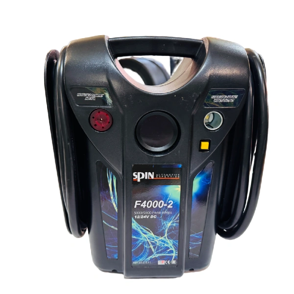Портативный бустер, пусковой ток 4000/2000 А, 12/24 В, 2x22 А*ч, F4000-2